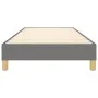 Dark gray fabric bed frame 100x200 cm by vidaXL, Beds and slatted bases - Ref: Foro24-3120591, Price: 69,65 €, Discount: %