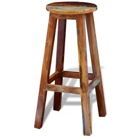 Solid recycled wood bar stool by vidaXL, Kitchen stools - Ref: Foro24-241647, Price: 121,88 €, Discount: %