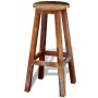 Barhocker aus massivem recyceltem Holz von vidaXL, Küchenhocker - Ref: Foro24-241647, Preis: 127,23 €, Rabatt: %