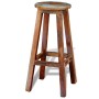Barhocker aus massivem recyceltem Holz von vidaXL, Küchenhocker - Ref: Foro24-241647, Preis: 127,23 €, Rabatt: %