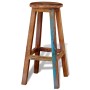 Barhocker aus massivem recyceltem Holz von vidaXL, Küchenhocker - Ref: Foro24-241647, Preis: 127,23 €, Rabatt: %
