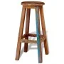 Barhocker aus massivem recyceltem Holz von vidaXL, Küchenhocker - Ref: Foro24-241647, Preis: 121,88 €, Rabatt: %