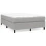 Hellgrauer Stoffbettrahmen 140x200 cm von vidaXL, Betten und Lattenroste - Ref: Foro24-3120862, Preis: 111,70 €, Rabatt: %