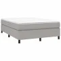 Hellgrauer Stoffbettrahmen 140x200 cm von vidaXL, Betten und Lattenroste - Ref: Foro24-3120862, Preis: 111,70 €, Rabatt: %