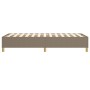 Taupe gray fabric bed frame 80x200 cm by vidaXL, Beds and slatted bases - Ref: Foro24-3120917, Price: 98,51 €, Discount: %
