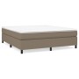 Taupe gray fabric bed frame 180x200 cm by vidaXL, Beds and slatted bases - Ref: Foro24-3120882, Price: 160,57 €, Discount: %