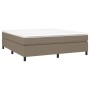 Taupe gray fabric bed frame 180x200 cm by vidaXL, Beds and slatted bases - Ref: Foro24-3120882, Price: 160,57 €, Discount: %