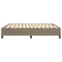 Taupe gray fabric bed frame 180x200 cm by vidaXL, Beds and slatted bases - Ref: Foro24-3120882, Price: 160,57 €, Discount: %