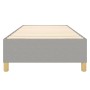 Light gray fabric bed frame 100x200 cm by vidaXL, Beds and slatted bases - Ref: Foro24-3120937, Price: 75,69 €, Discount: %