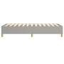 Light gray fabric bed frame 100x200 cm by vidaXL, Beds and slatted bases - Ref: Foro24-3120937, Price: 75,69 €, Discount: %