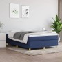 Blue taupe gray fabric bed frame 140x200 cm by vidaXL, Beds and slatted bases - Ref: Foro24-3120967, Price: 114,03 €, Discoun...