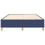 Estructura de cama de tela gris taupe azul 140x200 cm de vidaXL, Camas y somieres - Ref: Foro24-3120967, Precio: 112,42 €, De...