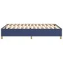 Estructura de cama de tela gris taupe azul 140x200 cm de vidaXL, Camas y somieres - Ref: Foro24-3120967, Precio: 112,42 €, De...