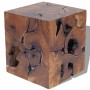 Taburetes/mesa de centro madera de teca maciza de vidaXL, Taburetes y sillas plegables - Ref: Foro24-274355, Precio: 243,27 €...