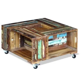 Solid recycled wood coffee table 70x70x35 cm by vidaXL, Coffee table - Ref: Foro24-243306, Price: 219,97 €, Discount: %