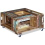 Solid recycled wood coffee table 70x70x35 cm by vidaXL, Coffee table - Ref: Foro24-243306, Price: 222,46 €, Discount: %