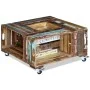 Solid recycled wood coffee table 70x70x35 cm by vidaXL, Coffee table - Ref: Foro24-243306, Price: 219,97 €, Discount: %