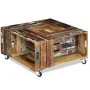 Solid recycled wood coffee table 70x70x35 cm by vidaXL, Coffee table - Ref: Foro24-243306, Price: 219,97 €, Discount: %