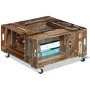 Solid recycled wood coffee table 70x70x35 cm by vidaXL, Coffee table - Ref: Foro24-243306, Price: 219,97 €, Discount: %