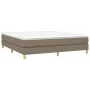 Taupe gray fabric bed frame 160x200 cm by vidaXL, Beds and slatted bases - Ref: Foro24-3120626, Price: 115,25 €, Discount: %