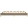 Estructura de cama de tela gris taupe 160x200 cm de vidaXL, Camas y somieres - Ref: Foro24-3120626, Precio: 105,85 €