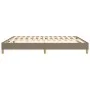 Taupe gray fabric bed frame 160x200 cm by vidaXL, Beds and slatted bases - Ref: Foro24-3120626, Price: 115,25 €, Discount: %