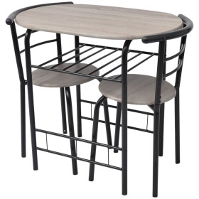 MDF-Frühstücksbar-Set von vidaXL, Möbelsets für Küchen und Esszimmer - Ref: Foro24-243001, Preis: 114,91 €, Rabatt: %