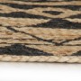 Handgewebter Juteteppich mit schwarzem Aufdruck, 90 cm von vidaXL, Teppiche - Ref: Foro24-133698, Preis: 38,70 €, Rabatt: %