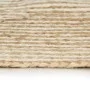 Handgewebter Juteteppich, weißes Spiraldesign, 120 cm von vidaXL, Teppiche - Ref: Foro24-133717, Preis: 48,90 €, Rabatt: %