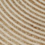 Handgewebter Juteteppich, weißes Spiraldesign, 120 cm von vidaXL, Teppiche - Ref: Foro24-133717, Preis: 49,89 €, Rabatt: %