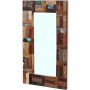 Recycled solid wood mirror 80x50 cm by vidaXL, Mirrors - Ref: Foro24-243329, Price: 133,39 €, Discount: %