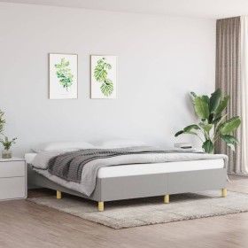 Light gray fabric bed frame 180x200 cm by vidaXL, Beds and slatted bases - Ref: Foro24-3120977, Price: 163,06 €, Discount: %