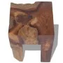 Solid teak wood stool by vidaXL, Folding stools and chairs - Ref: Foro24-243471, Price: 88,75 €, Discount: %