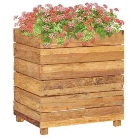 Hochbeet aus recyceltem Teakholz und Stahl, 50 x 40 x 55 cm von vidaXL, Töpfe und Pflanzgefäße - Ref: Foro24-47424, Preis: 89...