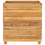 Hochbeet aus recyceltem Teakholz und Stahl, 50 x 40 x 55 cm von vidaXL, Töpfe und Pflanzgefäße - Ref: Foro24-47424, Preis: 90...