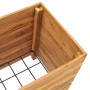 Hochbeet aus recyceltem Teakholz und Stahl, 50 x 40 x 55 cm von vidaXL, Töpfe und Pflanzgefäße - Ref: Foro24-47424, Preis: 90...