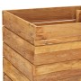 Hochbeet aus recyceltem Teakholz und Stahl, 50 x 40 x 55 cm von vidaXL, Töpfe und Pflanzgefäße - Ref: Foro24-47424, Preis: 90...