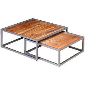 Coffee table set 2 units solid acacia wood by vidaXL, Coffee table - Ref: Foro24-244232, Price: 119,35 €, Discount: %