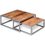Coffee table set 2 units solid acacia wood by vidaXL, Coffee table - Ref: Foro24-244232, Price: 119,35 €, Discount: %