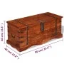 Aufbewahrungstruhe aus Massivholz von vidaXL, Aufbewahrungskisten - Ref: Foro24-244049, Preis: 206,96 €, Rabatt: %