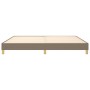 Taupe gray fabric bed frame 200x200 cm by vidaXL, Beds and slatted bases - Ref: Foro24-3120642, Price: 126,49 €, Discount: %