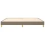 Taupe gray fabric bed frame 200x200 cm by vidaXL, Beds and slatted bases - Ref: Foro24-3120642, Price: 123,04 €, Discount: %