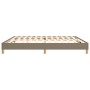 Taupe gray fabric bed frame 200x200 cm by vidaXL, Beds and slatted bases - Ref: Foro24-3120642, Price: 126,49 €, Discount: %