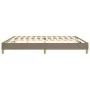 Taupe gray fabric bed frame 200x200 cm by vidaXL, Beds and slatted bases - Ref: Foro24-3120642, Price: 123,04 €, Discount: %