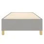 Light gray fabric bed frame 90x190 cm by vidaXL, Beds and slatted bases - Ref: Foro24-3120921, Price: 76,63 €, Discount: %