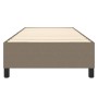 Taupe gray fabric bed frame 90x190 cm by vidaXL, Beds and slatted bases - Ref: Foro24-3120826, Price: 88,48 €, Discount: %