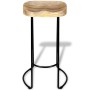 Küchenbarhocker 2 Einheiten aus massivem Mangoholz von vidaXL, Küchenhocker - Ref: Foro24-244010, Preis: 185,95 €, Rabatt: %
