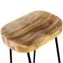 Küchenbarhocker 2 Einheiten aus massivem Mangoholz von vidaXL, Küchenhocker - Ref: Foro24-244010, Preis: 183,28 €, Rabatt: %
