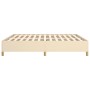 Cream fabric bed frame 180x200 cm by vidaXL, Beds and slatted bases - Ref: Foro24-3120982, Price: 139,97 €, Discount: %