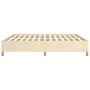 Cream fabric bed frame 180x200 cm by vidaXL, Beds and slatted bases - Ref: Foro24-3120982, Price: 137,77 €, Discount: %